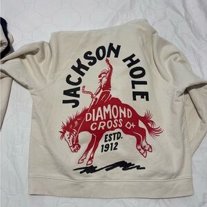 Jackson Hole Diamond Cross Hoodie